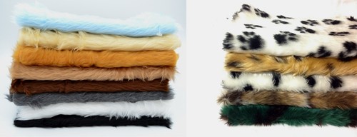Animal fun faux - faux, fabric