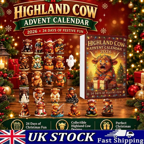 Highland cow christmas - highland,