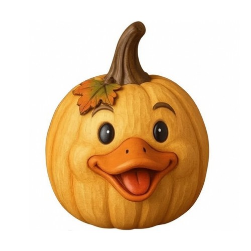 Pumpkin animal figurine - pumpkin,