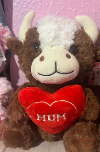 Brown highland cow love - brown,
