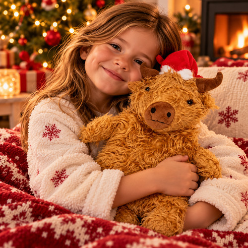 Christmas highland cow hot - christmas,