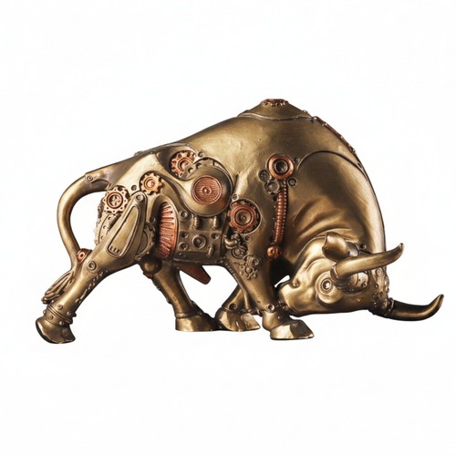 Mechanical bull figurine - bull,
