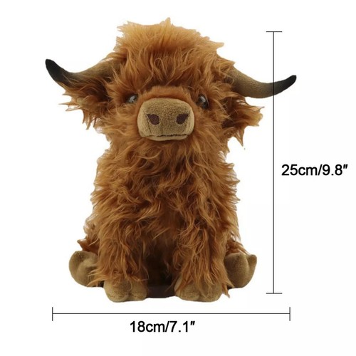 Cuddly highland cow soft - cow,