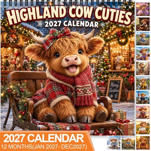 2027 highland cow wall - 2027,