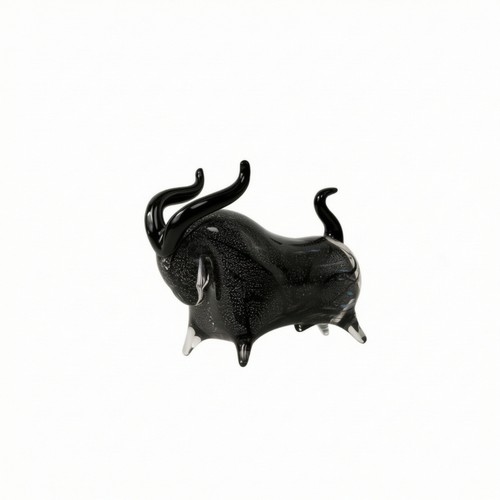 Bull figurine modern - modern, decor