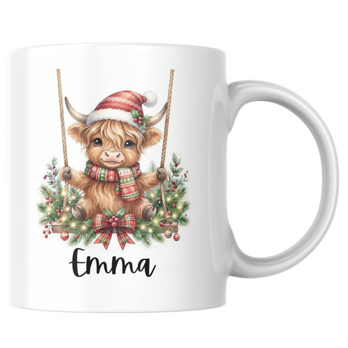 Personalised christmas mug - personalised,