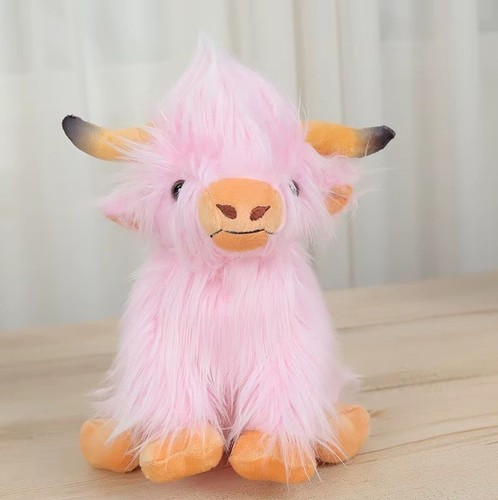 Highland cow pink coo cuddly - pink,