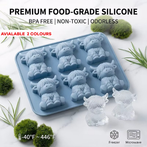 Mini highland cow ice cube - mini,