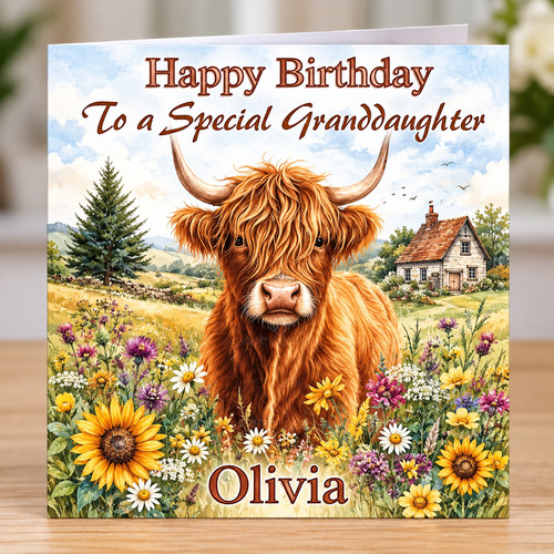 Personalised birthday card - personalised,