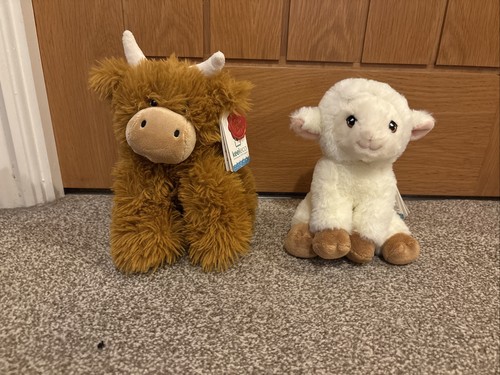 Soft toys highland cow and - toys,