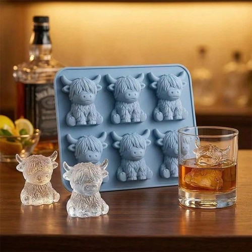 Mini highland cow - ice, cube