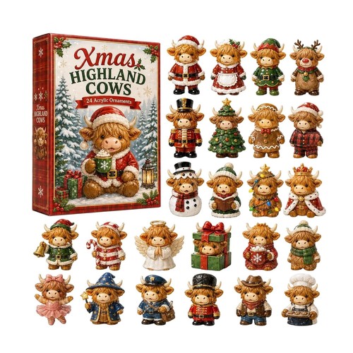 Highland cow advent calendar - highland,
