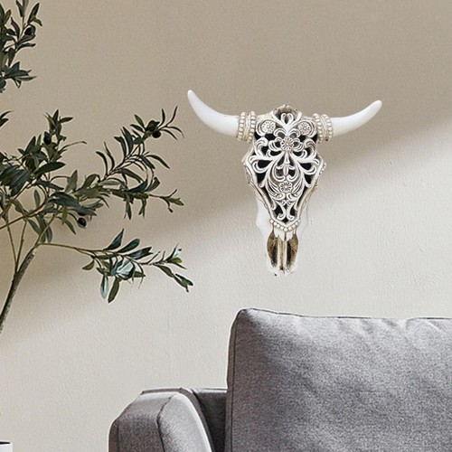 Cow head wall sculpture - wall,