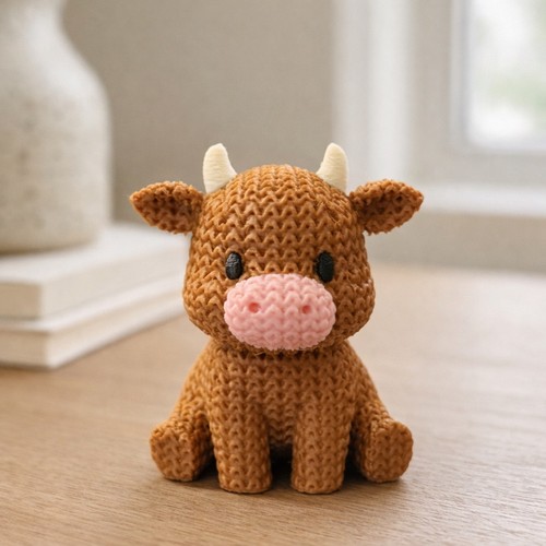 Cow figurine birthday - figurine,