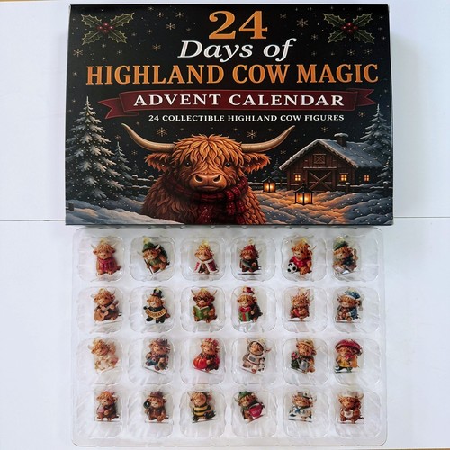 2026 highland cow - cow, advent