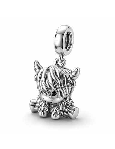 Sterling silver highland cow - highland,