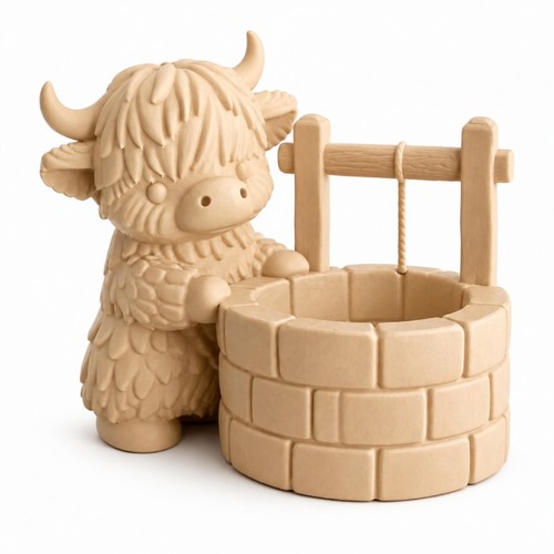Highland cow planter indoor - highland,