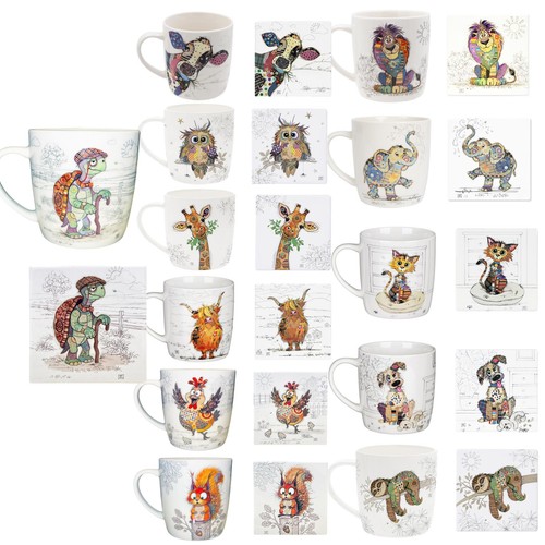 Bug art ceramic mug coaster - art,