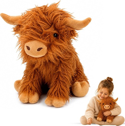 Highland cow plush - highland, teddy