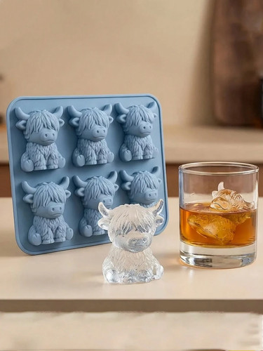 Mini highland cow - mini, cube