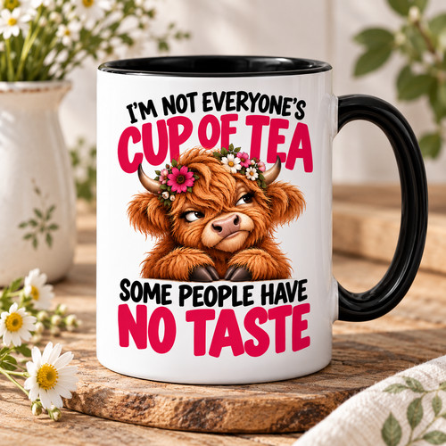 Funny highland cow mug - funny,