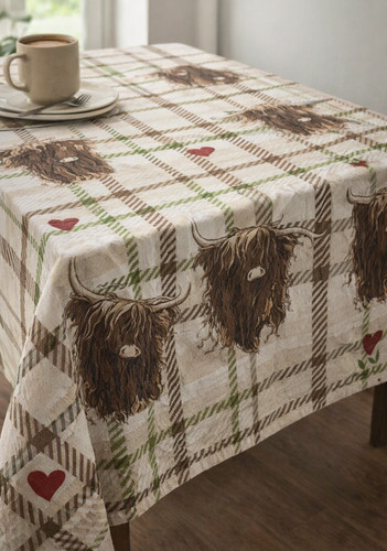 Highland cow wipeable - cow,