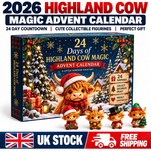 2026 highland cow magic - 2026, advent