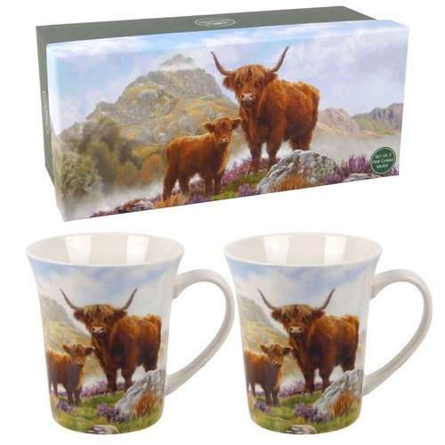 Set china mugs - of, highland