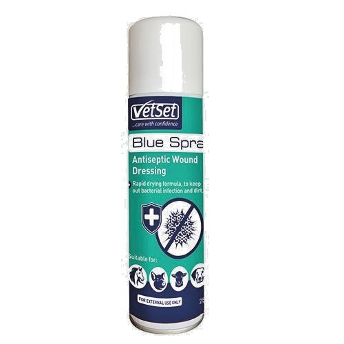 Vetset blue antiseptic - blue, wound