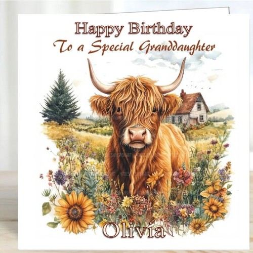 Personalised birthday card - personalised,