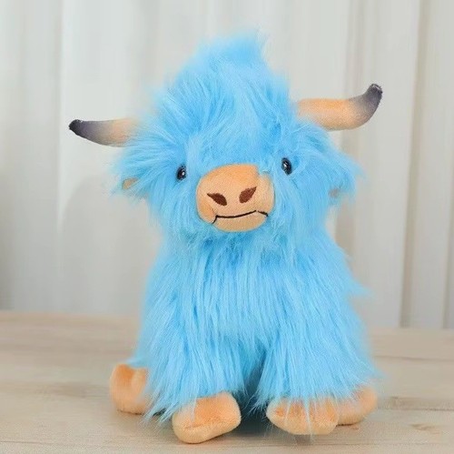 Highland cow blue coo cuddly - cow,