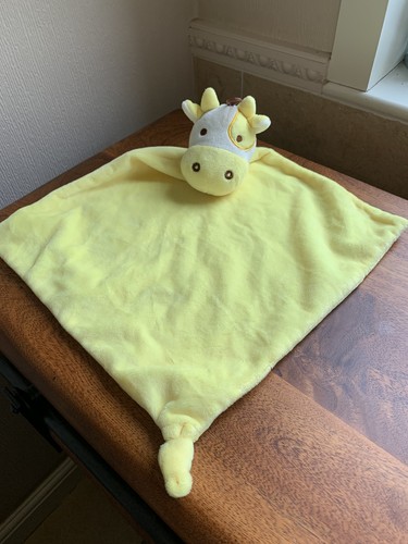 Yellow cow comforter - cow,