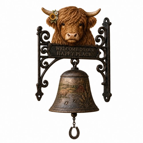 Highland cow welcome - highland,