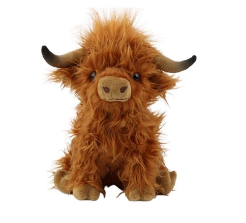Clever brown highland cow coo - clever,