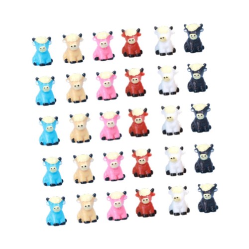 30pcs miniature cows - cows,