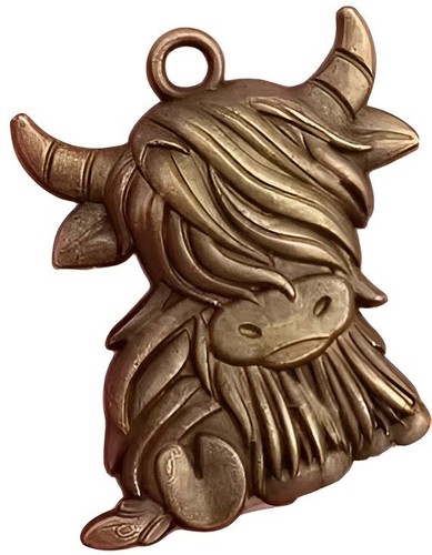 Highland cow bronze - 4,