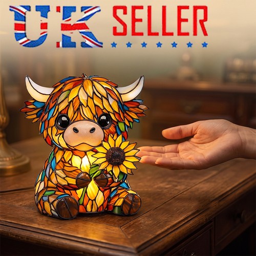 Highland cow night lamp - cow,