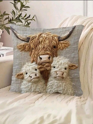 Printed highland cow - 1, x
