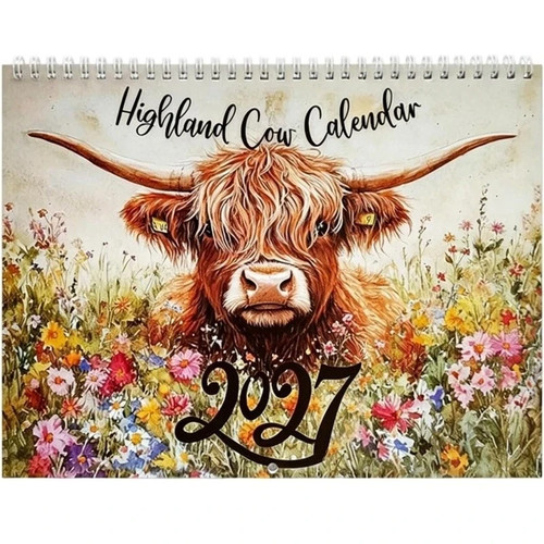 Highland cow calendar - highland,